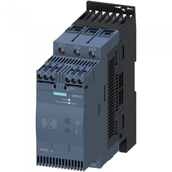 سافت استارتر 37 کیلووات زیمنس 3RW3038-1BB14