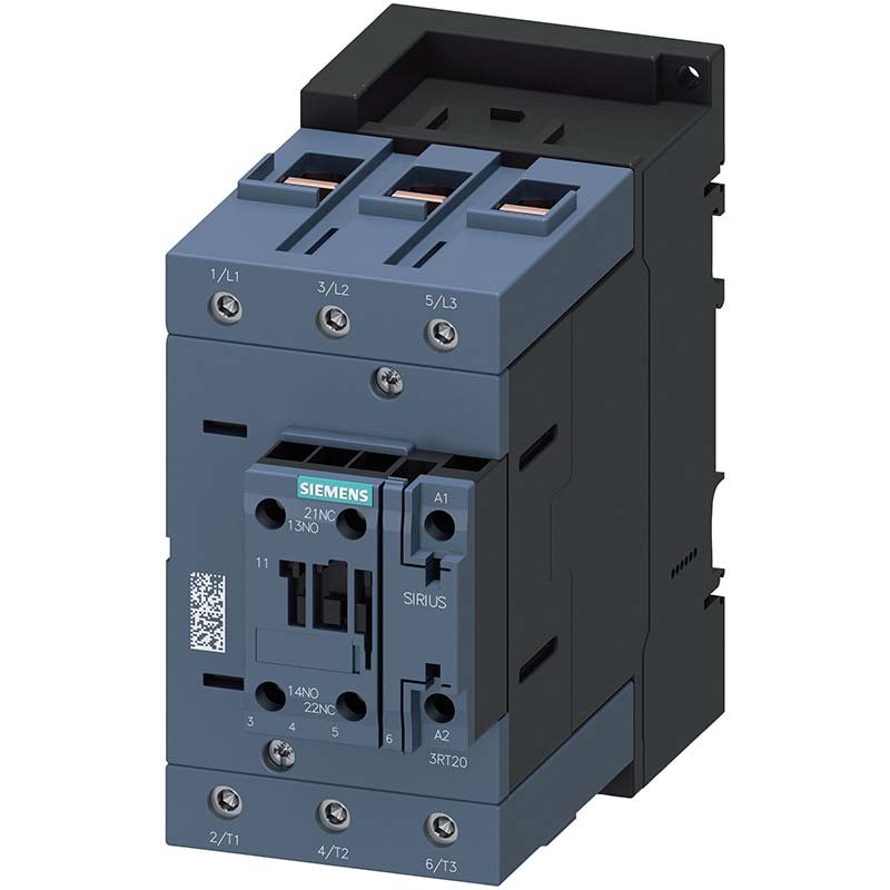کنتاکتور زیمنس 110 آمپر کد فنی 3RT2047-1AF00