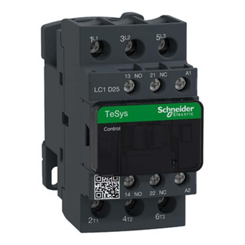 کنتاکتور 25 آمپر اشنایدر اصلی ، کد فنی LC1D25F7