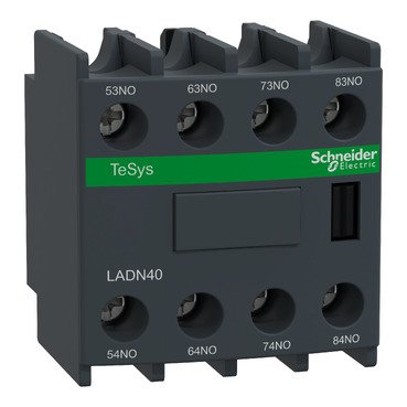 کنتاکت کمکی چهار باز نصب از جلو کد فنی LADN40