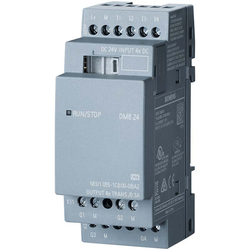 ماژول توسعه 24 LOGO! DM8 ترانزیستوری کد فنی 6ED1055-1CB00-0BA2