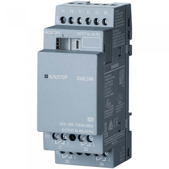 ماژول توسعه LOGO! DM8 24R رله ای کد فنی 6ED1055-1HB00-0BA2