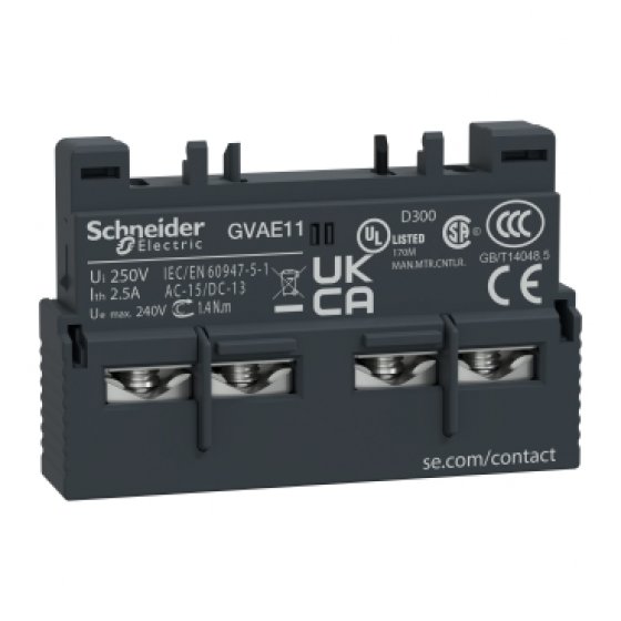 کنتاکت کمکی یک باز یک بسته نصب از جلو کد فنی GVAE11