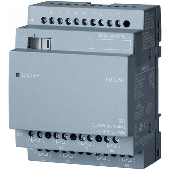 ماژول توسعه LOGO! DM16 24R رله ای کد فنی  6ED1055-1NB10-0BA2