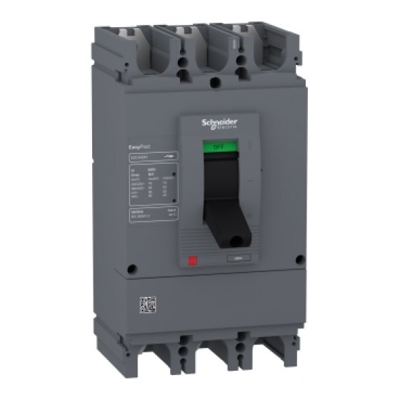 کلید اتوماتیک سری EASY اشنایدر 400 آمپر کد فنی EZC400H3400N
