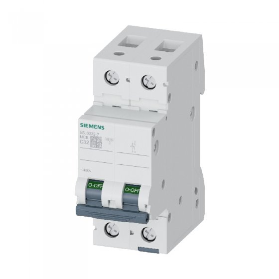 کلید مینیاتوری زیمنس 2 پل 32 آمپر 5SL6232-7