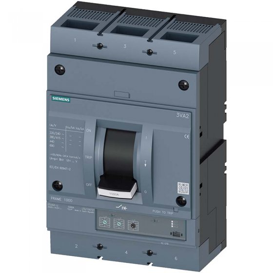 کلید اتوماتیک 800 آمپر زیمنس 3VA2580-5HL32-0AA0