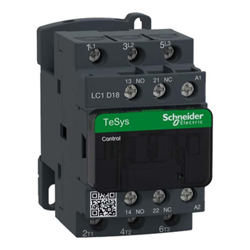 کنتاکتور 18 آمپر اشنایدر اصلی، کد فنی LC1D18M7