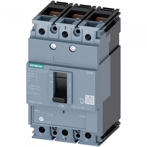 کلید اتوماتیک 50 آمپر زیمنس 3VM1150-5EE32-0AA0